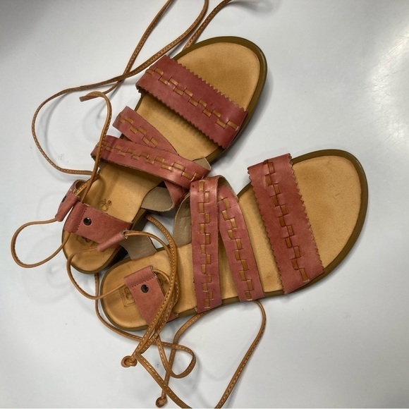 Latigo gem leather sandals lace up size 8 - Picture 2 of 8